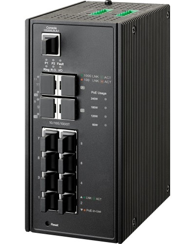 NIS-3500-3412PGE (64PY0804). Коммутатор управляемый с PoE. NSGate в Бийске