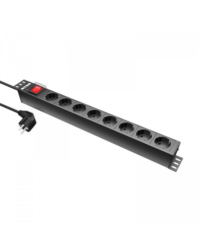 NTSS-PDU-DA2034 гор.размещ. 8xSchuko базовые 16A Schuko 1.8м. Блок розеток 19. NTSS в Бийске