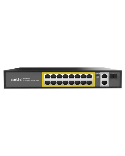 Netis P116GH. Коммутатор сетевой PoE неуправляемый. Netis в Бийске