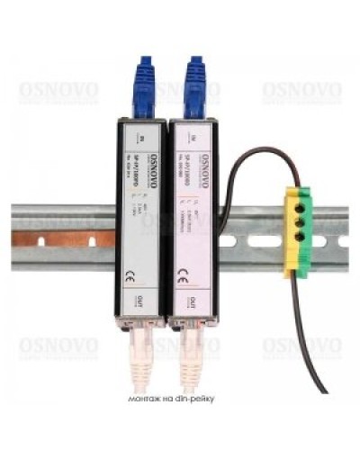 SP-IP/100D. Устройство грозозащиты цепей Ethernet. OSNOVO в Бийске