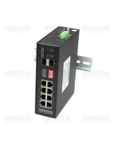 SW-80802/I(Port 90W, 300W). Коммутатор с PoE. OSNOVO в Бийске