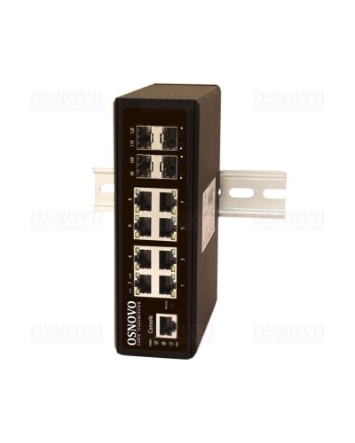 SW-70804/IL. Промышленный коммутатор Gigabit Ethernet на 12 портов. OSNOVO в Бийске