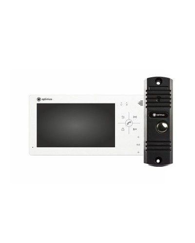 VM-7.0 (w)+ DS-700L (черный). Комплект видеодомофона. Optimus в Бийске