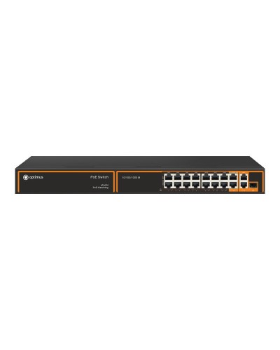 U1I-15F1G2b/2G/1S. Коммутатор с питанием по PoE 16-портовый. Optimus в Бийске