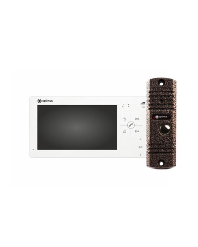 VM-7.0 (w)+ DS-700L (медь). Комплект видеодомофона. Optimus в Бийске