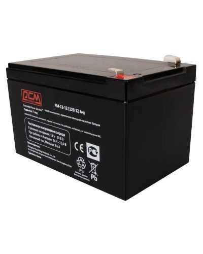 PM-12-12. Аккумулятор герметичный свинцово-кислотный. POWERCOM в Бийске