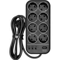 SP-08 USB03AB 3,0 M. Сетевой фильтр. POWERCOM