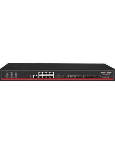 PND-M8G-10F. Коммутатор управляемый оптический 18 портовый. Polyvision в Бийске