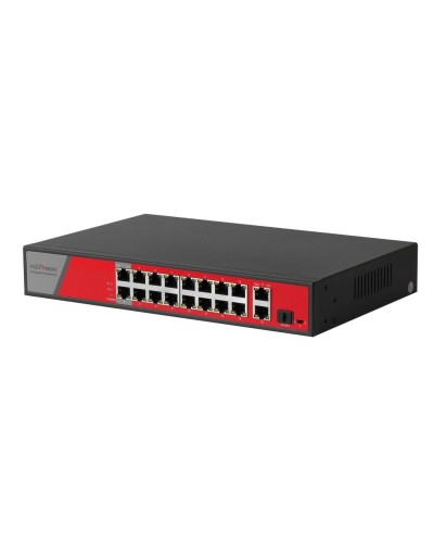 PND-16P-2G1F-BT2 (300W). Коммутатор гибридный 16+2+1 с PoE. Polyvision в Бийске
