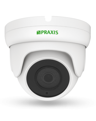 PE-7141IP 2.8. Видеокамера IP купольная. Praxis в Бийске