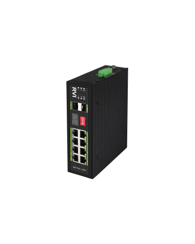 RVi-1NSIM8GP-2S. Коммутатор с питанием по PoE. RVi в Бийске