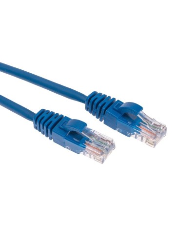 Патч-корд U/UTP, CAT 5e, RJ45-RJ45, 26AWG, LSZH, синий, 0,5м  REXANT (02-0104-05). Патч-корд UTP. Rexant в Бийске