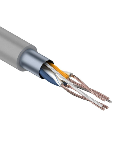 F/UTP, CAT 5e, PVC, 2PR, 24AWG, INDOOR, STRANDED, серый, 305м, REXANT (01-0125). Кабель «витая пара» (LAN) для структурированных систем связи. Rexant в Бийске