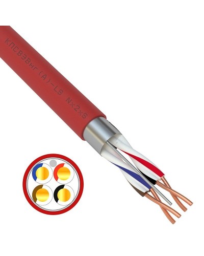 КПСВЭВнг(А)-LS 2х2х1,0 (01-4867-1)(REXANT). Кабель для систем пожарной и охранной сигнализации. Rexant в Бийске