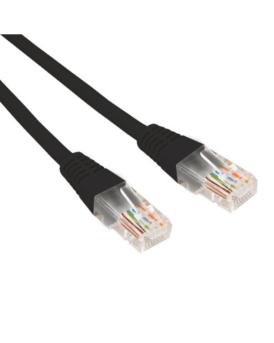 Патч-корд U/UTP CAT 6, RJ45-RJ45, 26AWG, LSZH, черный, 1.5м REXANT (02-0292-105). Патч-корд UTP. Rexant в Бийске