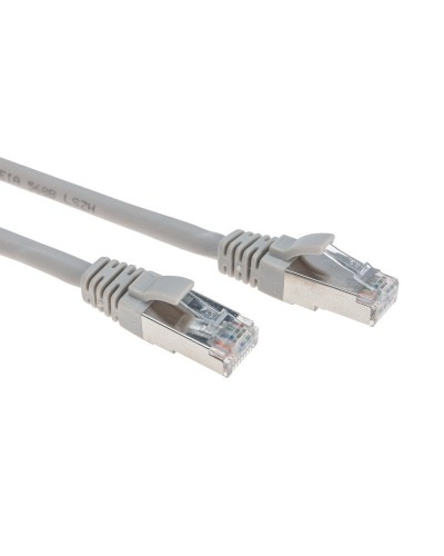 Патч-корд S/FTP CAT 6A (10G), RJ45-RJ45, 28AWG, LSZH, серый, 2м REXANT (02-0390-2). Патч-корд медный. Rexant в Бийске