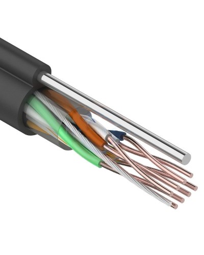 U/UTP 4PR 24AWG CAT5e 305м OUTDOOR+ТРОС*1 REXANT (01-0046). Кабель «витая пара» (LAN) для структурированных систем связи. Rexant в Бийске