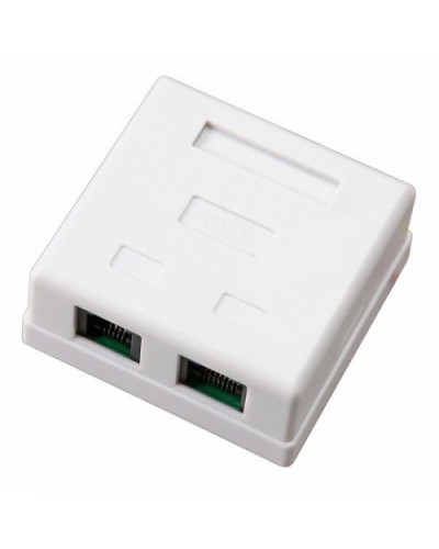 Розетка компьютерная внешняя 2-порта, UTP RJ-45 (8P8C), CAT 5e REXANT (03-0151): Розетка RJ-45 в Бийске