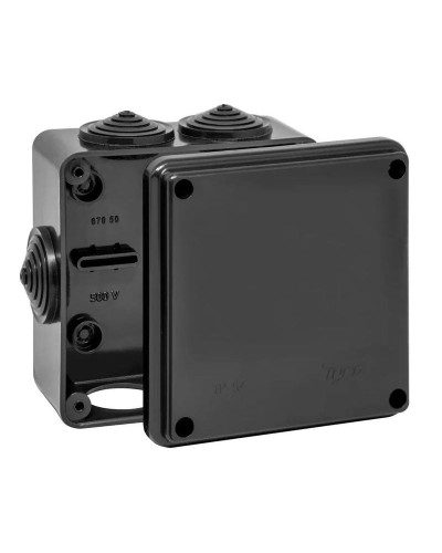Коробка TYCO ОП 100х100х50мм УХЛ1 IP54 черный (67050Ч). Коробка распределительная. RuVinil в Бийске