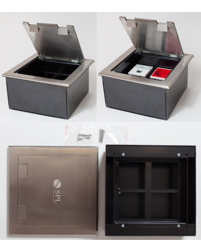 Люк на 4 поста (45х45), из нержавеющей стали, с коробкой, IP40 (300014). Люк. SPL в Бийске