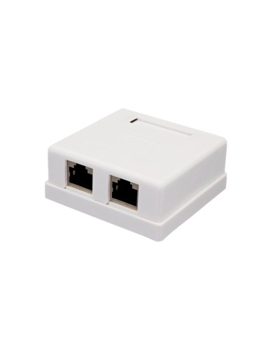 Розетка настенная RJ-45, 8P8C, Cat.6, 2 порта FTP (10-0353): Компьютерная розетка в Бийске