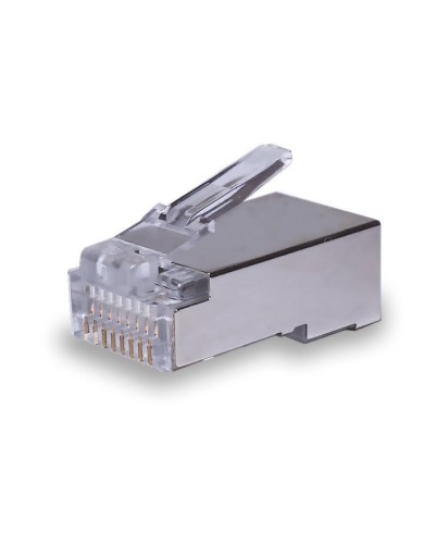 Коннекторы 8P8C FTP Cat.5e (RJ-45) 2pb (100шт) (10-0234). Разъем RJ-45. SUPRLAN в Бийске