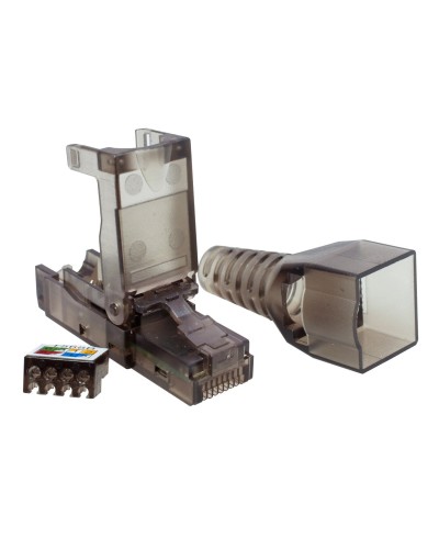 Коннектор 8P8C UTP 6A (RJ-45) безынструментальный (10-0239). Разъем RJ-45. SUPRLAN в Бийске