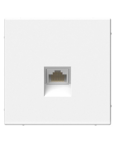 ArtGallery розетка RJ45, кат. 6Е, скрытой установки, механизм, белый (GAL000186). Розетка компьютерная. Systeme Electric в Бийске