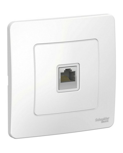 BLANCA розетка RJ45 1-местная, кат. 5Е, скрытой установки, белый (BLNIS045001). Розетка компьютерная. Systeme Electric в Бийске
