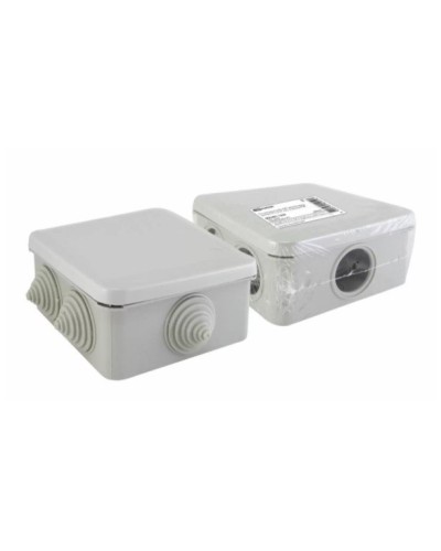 Коробка ОП 100х100х50мм, крышка, IP55, 6 вх. (SQ1401-1255). Распаячная коробка. TDM ЕLECTRIC в Бийске