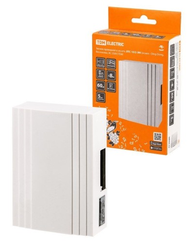 ЗПС-10/2-ЭМ, эл.мех - Ding-Dong, без кнопки, AC 230V (SQ1901-0046). Звонок проводной. TDM ЕLECTRIC в Бийске