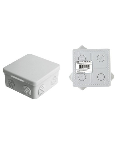 Коробка ОП 80х80х50мм, крышка, IP54, 7вх. (SQ1401-0512). Распаячная коробка. TDM ЕLECTRIC в Бийске