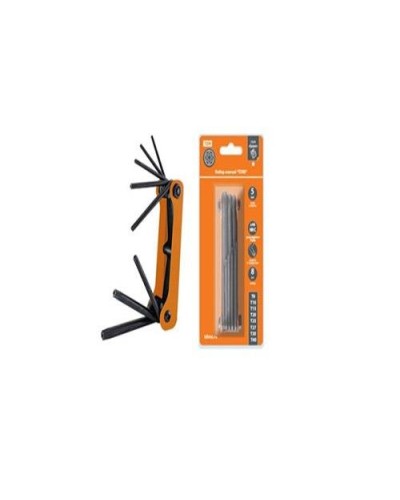 Набор ключей TORX раскладной 8шт.: T9-T40, углеродистая сталь Гранит TDM (SQ1020-0211). Набор ключей. TDM ЕLECTRIC в Бийске