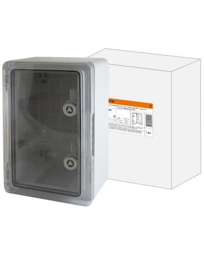 ЩМП-0-4, прозрачная крышка ABS, IP65, 400x300x220. Бокс пластиковый антивандальный. TDM ЕLECTRIC в Бийске