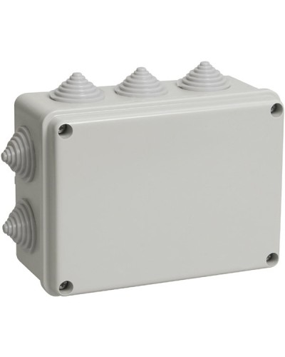 Коробка ОП 150х110х70мм, крышка, IP44, 10 гермовводов (SQ1401-1241). Распаячная коробка. TDM ЕLECTRIC в Бийске