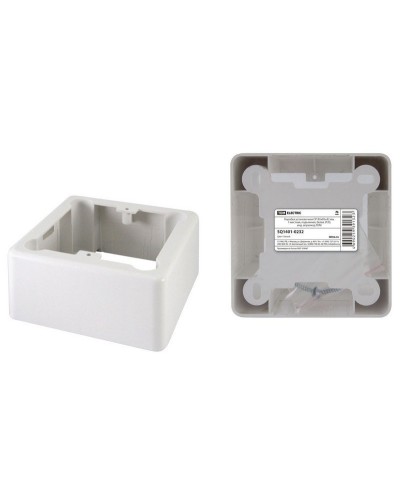 Коробка установочная ОП 85х85х42мм, 1-местная, подъемная, белая, IP20 TDM (SQ1401-0232). Коробка установочная ОП. TDM ЕLECTRIC в Бийске