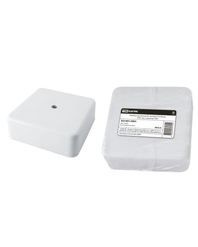 Коробка КР 50х50х20 ОП белая, IP40 (SQ1401-0901). Распаячная коробка. TDM ЕLECTRIC в Бийске