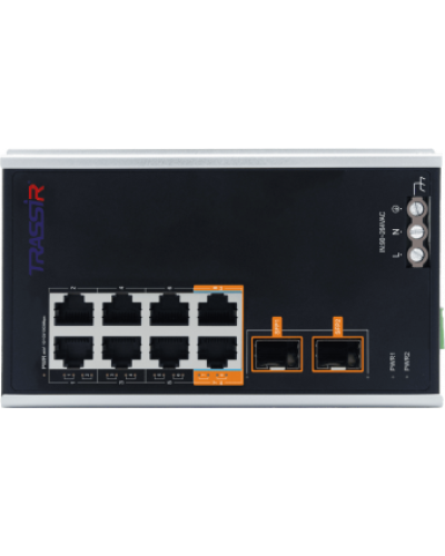 TR-NS15102S-130-8POE. Коммутатор с PoE. Trassir в Бийске