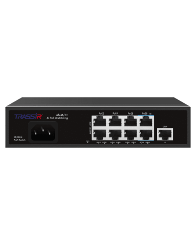 TR-NS1109-120-8PoE. Коммутатор с PoE. Trassir в Бийске