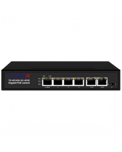 TR-NS1406-65-4POE. Коммутатор с PoE. Trassir в Бийске