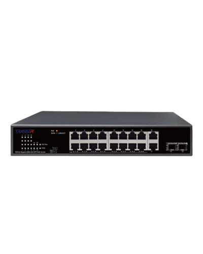 TR-NS14202S-185-16POE. Коммутатор с PoE. Trassir в Бийске