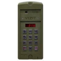 БВД-316R. Вызывная панель аудиодомофона. VIZIT