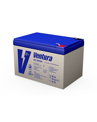 Ventura HR 1251W. Аккумулятор герметичный свинцово-кислотный. Ventura в Бийске