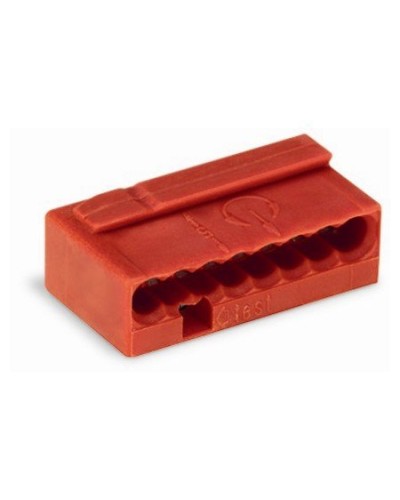 WAGO 243-808 Клемма MICRO 8-проводная красная. Клемма для распределительных коробок. WAGO в Бийске
