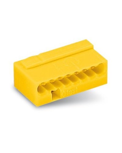WAGO 243-508 Клемма MICRO 8-проводная желтая. Клемма для распределительных коробок. WAGO в Бийске