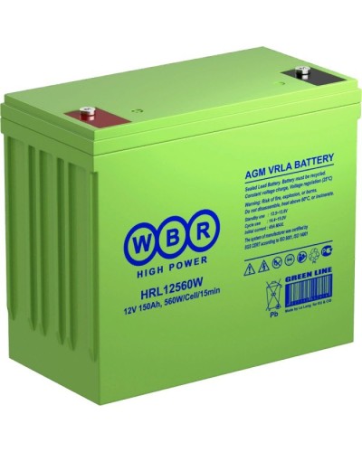 WBR HRL12560W. Аккумулятор герметичный свинцово-кислотный. WBR в Бийске