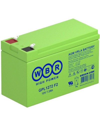 WBR GPL1272 F2. Аккумулятор герметичный свинцово-кислотный. WBR в Бийске