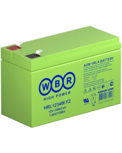 WBR HRL1234W F2. Аккумулятор герметичный свинцово-кислотный. WBR в Бийске