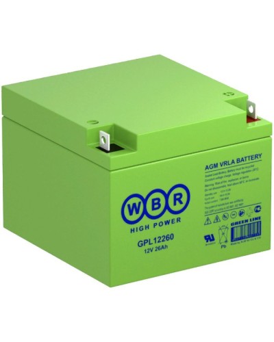 WBR GPL12260. Аккумулятор герметичный свинцово-кислотный. WBR в Бийске