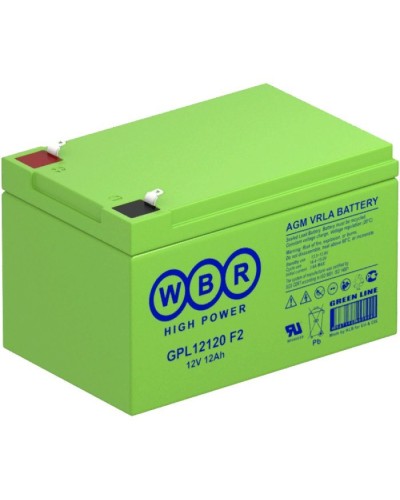 WBR GPL12120 F2. Аккумулятор герметичный свинцово-кислотный. WBR в Бийске